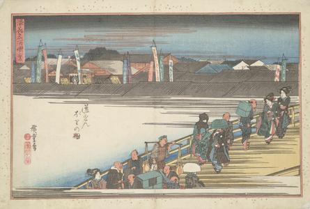 View of the Doton Canal, from the series Pictures of Famous Places in Osaka
