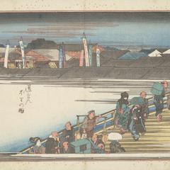 View of the Doton Canal, from the series Pictures of Famous Places in Osaka