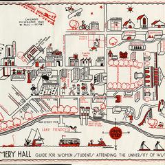 Campus map, 1927