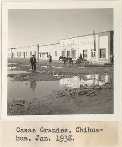 Street scene, Casas Grandes, Chihuahua, Mexico, January 1938