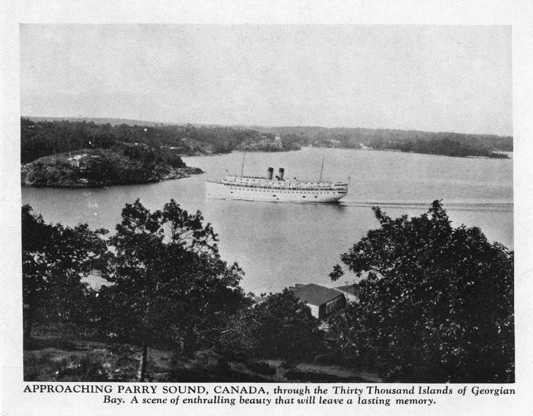 ‎Approaching Parry Sound, Canada UWDC UWMadison Libraries