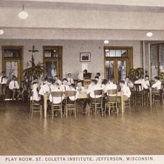 Play Room, St. Colletta Institute. Jefferson, Wisconsin