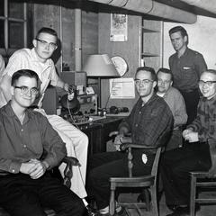 Students in Radio Hall