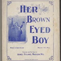 Her brown eyed boy