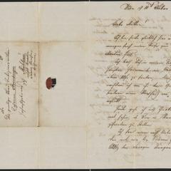 [Letter from Ludwig Sternberger to his mother, Johanna Sternberger, February 10, 1849]