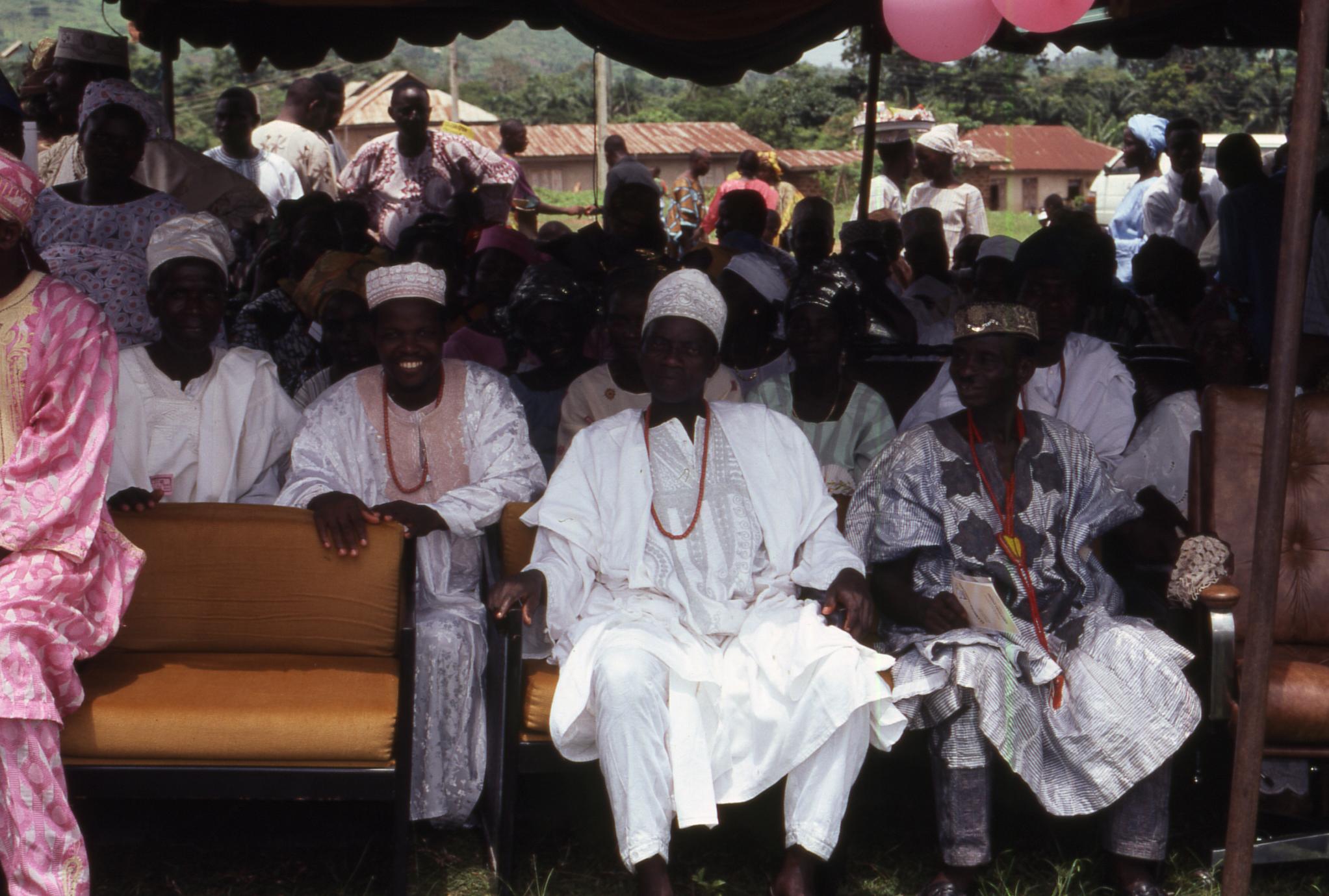 Iloko Day dignitaries in the stands