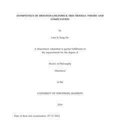 ASYMPTOTICS OF ORNSTEIN-UHLENBECK TREE MODELS: THEORY AND COMPUTATION