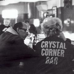 Patrons at the Crystal Corner Bar