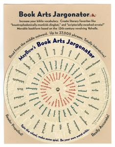 MayBow's book arts jargonator