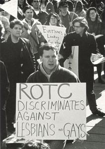 Protest against ROTC