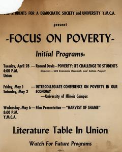 'Focus On Poverty' poster