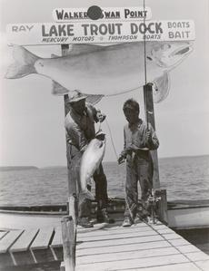 Jimmy Walker and lake trout
