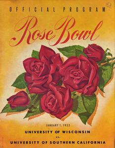 Cover of 1953 Rose Bowl program