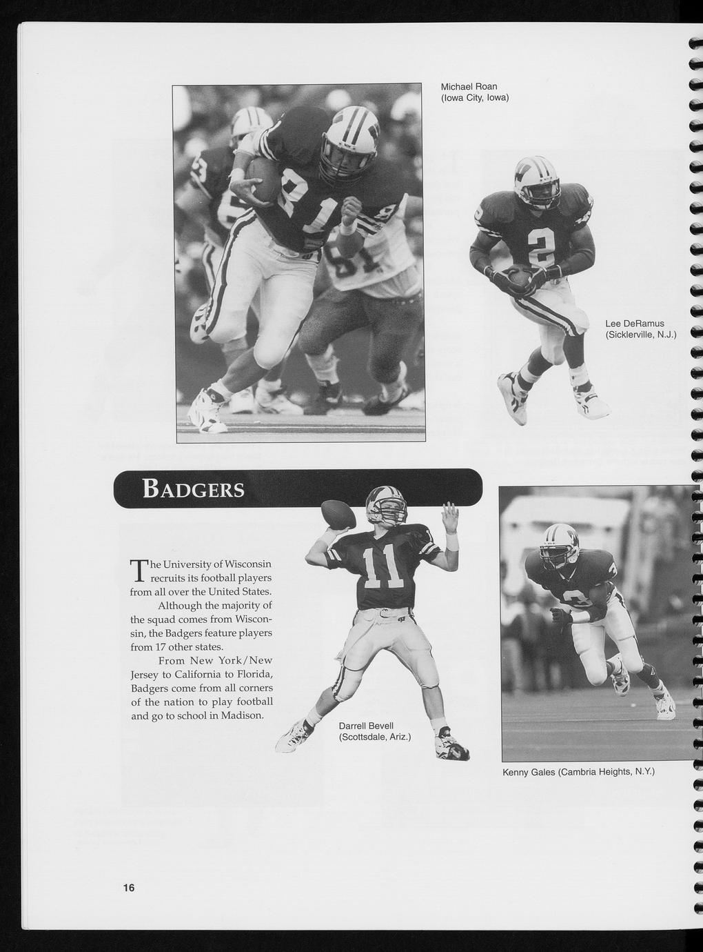 Wisconsin football guide 1994 Full view UWDC UWMadison Libraries