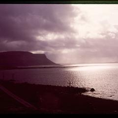 Storm approaching Gribun, the Isle of Mull, Argyll