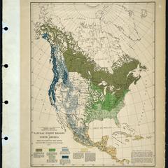 Natural forest regions of North America and their characteristic tree growth
