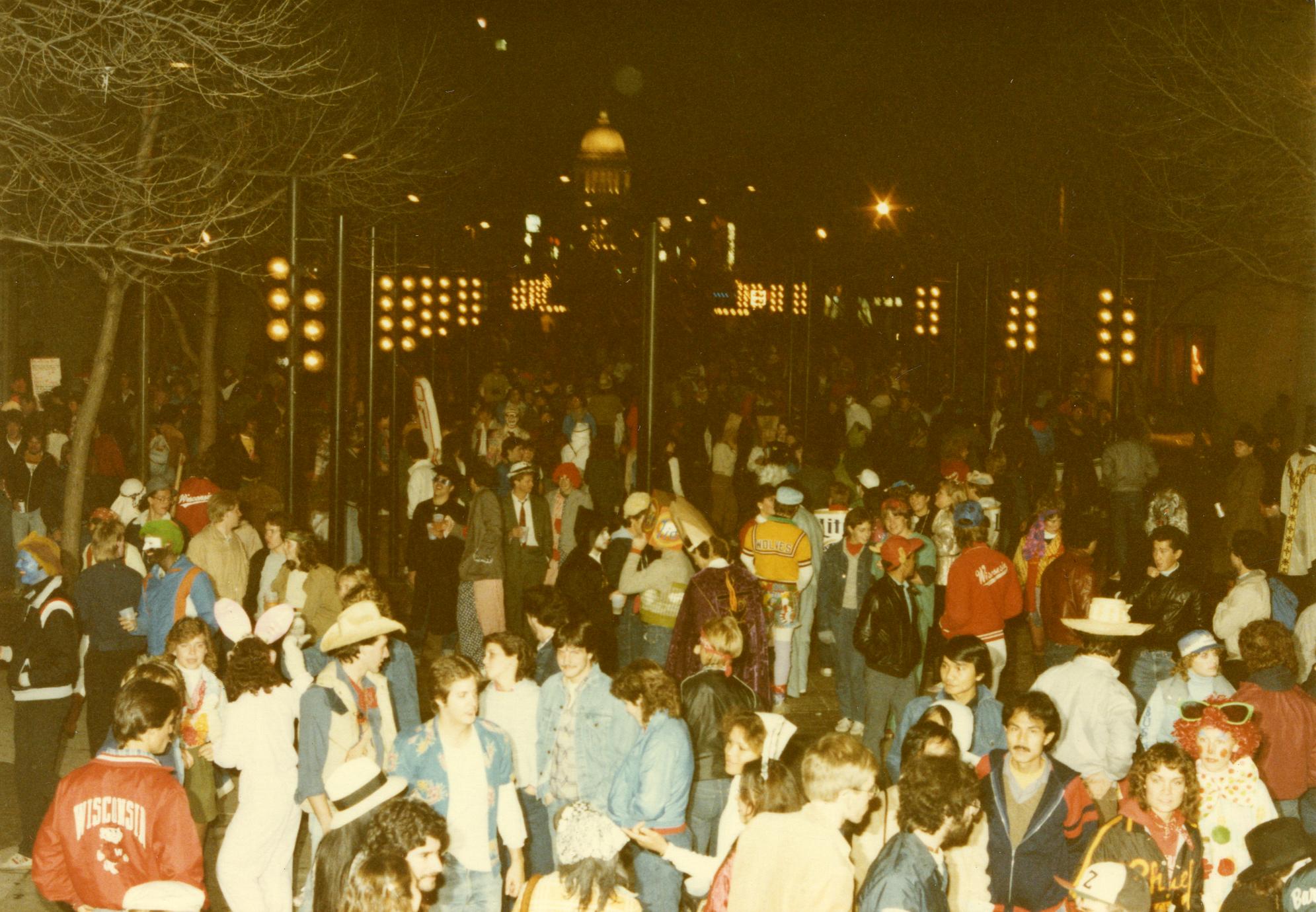 Library Mall, Halloween 1982
