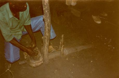 Smelting iron in northern Congo-Brazzaville