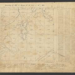 [Public Land Survey System map: Wisconsin Township 46 North, Range 11 West]