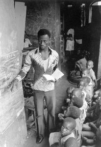 Teacher at Pa Wilson School in Freetown