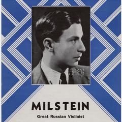 'Great Russian violinist' concert poster