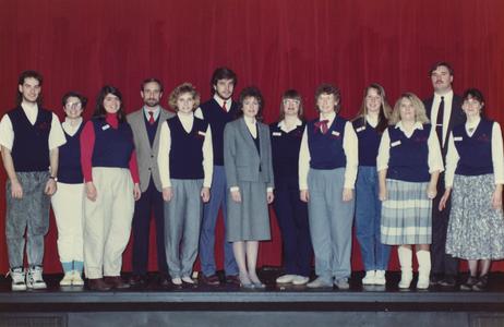 UW-Rock County Ambassadors, Janesville, 1989