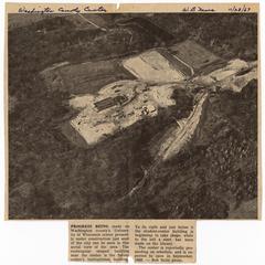 Newspaper article on campus construction