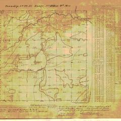[Public Land Survey System map: Wisconsin Township 22 North, Range 13 East]