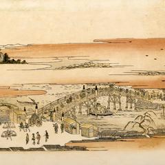 Haze on a Clear Day at Nihonbashi, from the series Eight Views of Edo