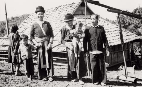 Two White Hmong families in Houa Khong Province