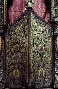 Royal doors at Pantocrator's catholicon