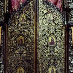 Royal doors at Pantocrator's catholicon
