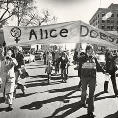 "Alice Doesn't Have Equal Rights" day rally
