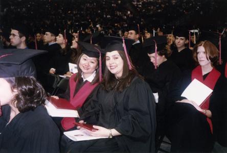 Students at 2002 graduation