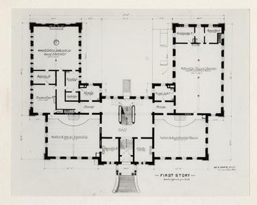 Old Science Hall first floor plan