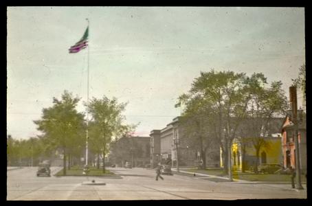 Flag pole - Police headquarters - Courthouse