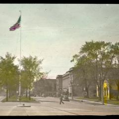Flag pole - Police headquarters - Courthouse