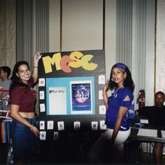 Multicultural Student Center display at 2002 MCOR