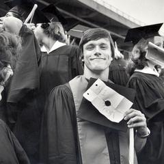 "Hi, Mom" at Commencement