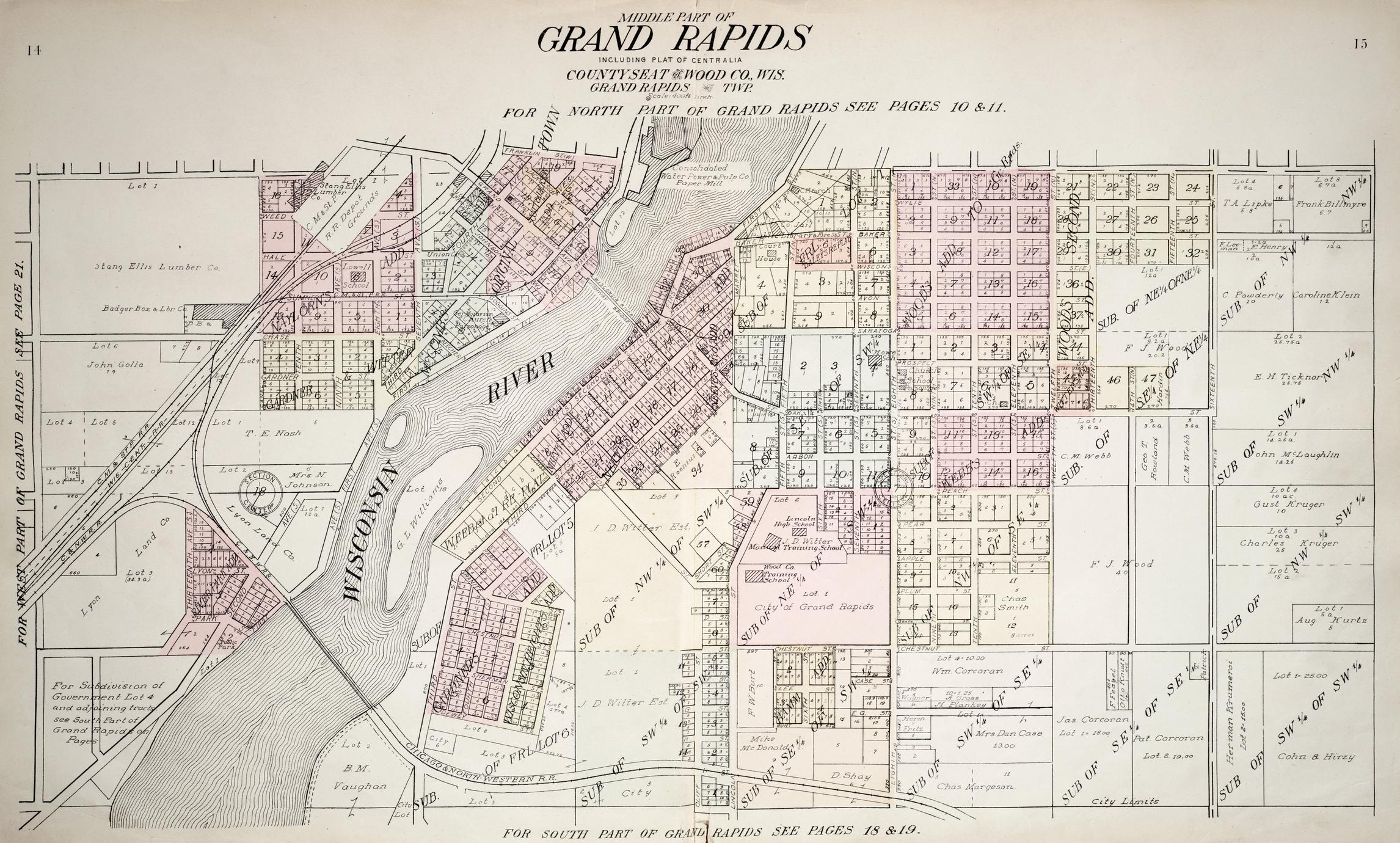 Standard atlas of Wood County, Wisconsin - Full view - UWDC - UW 