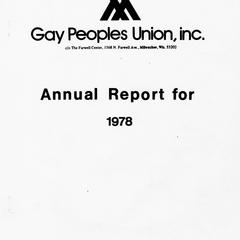 Annual report for 1978