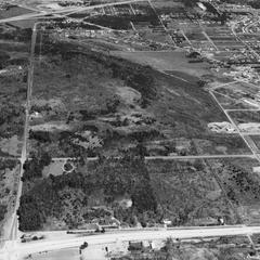 Aerial view of the University of Wisconsin--Stevens Point, 1971