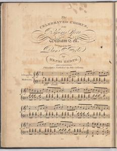 Celebrated chorus, from Rossini's opera of William Tell