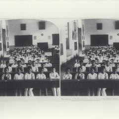 Boys in Normal High School, Manila, ca. 1900