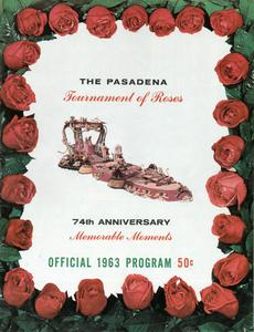 1963 Rose Bowl program cover