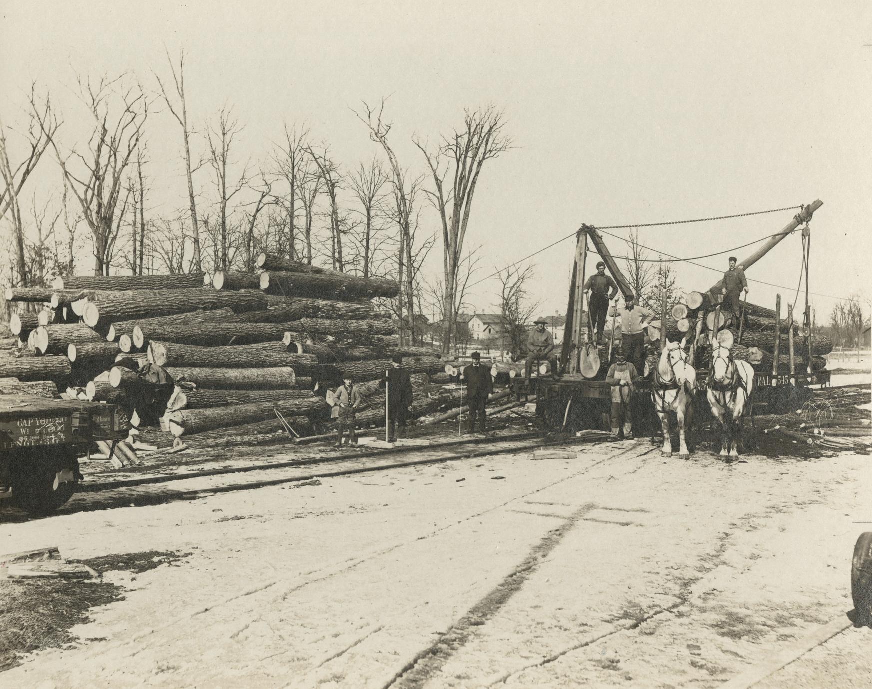 ‎Lumber Yard and Camp, Menomonee Falls UWDC UWMadison Libraries