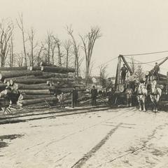 Lumber Yard and Camp, Menomonee Falls