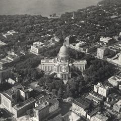 Wisconsin State Capitol aerial