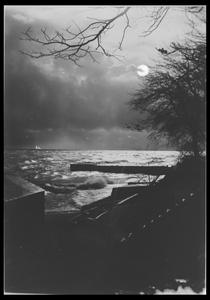 Moonlight on Lake Michigan