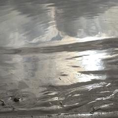 Isle of Arran, silver light effects on water